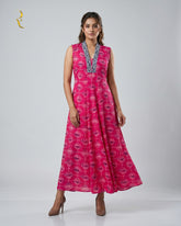 Mystic Pink Midi dress