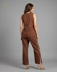 Coffee brown - Gotta lampi co-ord set