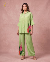 Leaf green co -ord set