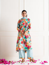 Flower clustered “Ambar” kurti pant se