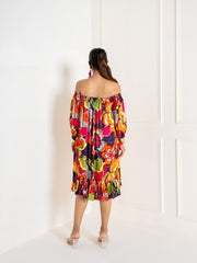 Floral Rangoli short dress