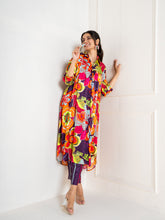 Floral Rangoli kurti pant set
