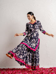 B & W Gotilo GGarara -Kurti -Dupatta Set