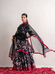 B & W Gotilo GGarara -Kurti -Dupatta Set