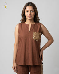 Coffee brown - Gotta lampi  co-ord set