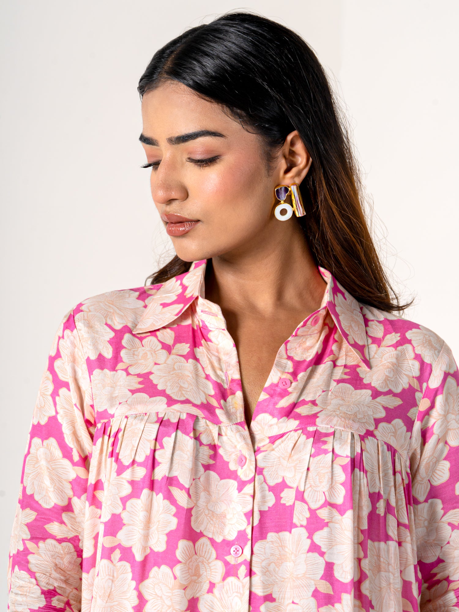 Flora Pink - Kurta Pant Set