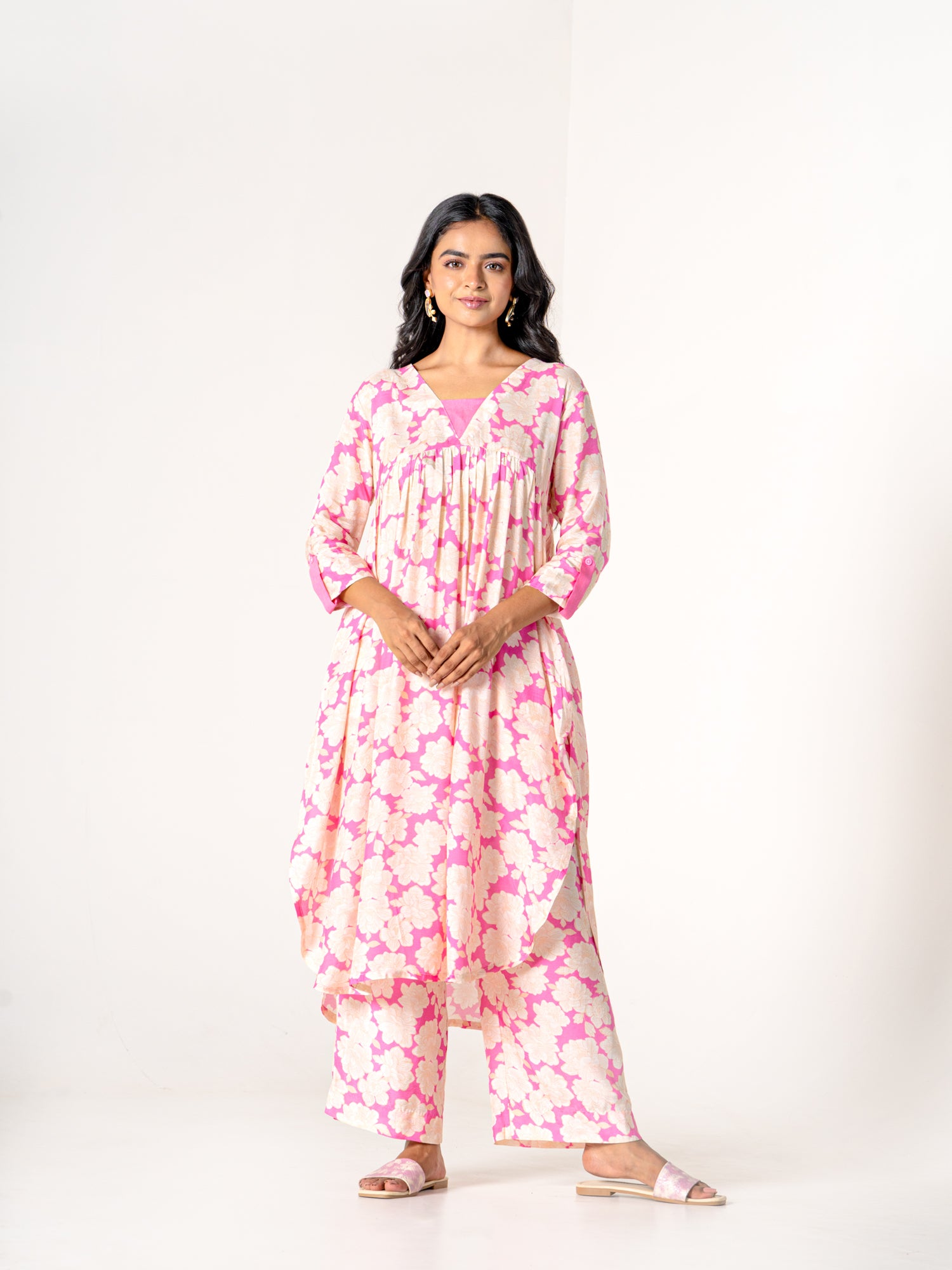 Flora Pink - Kurta Set 2