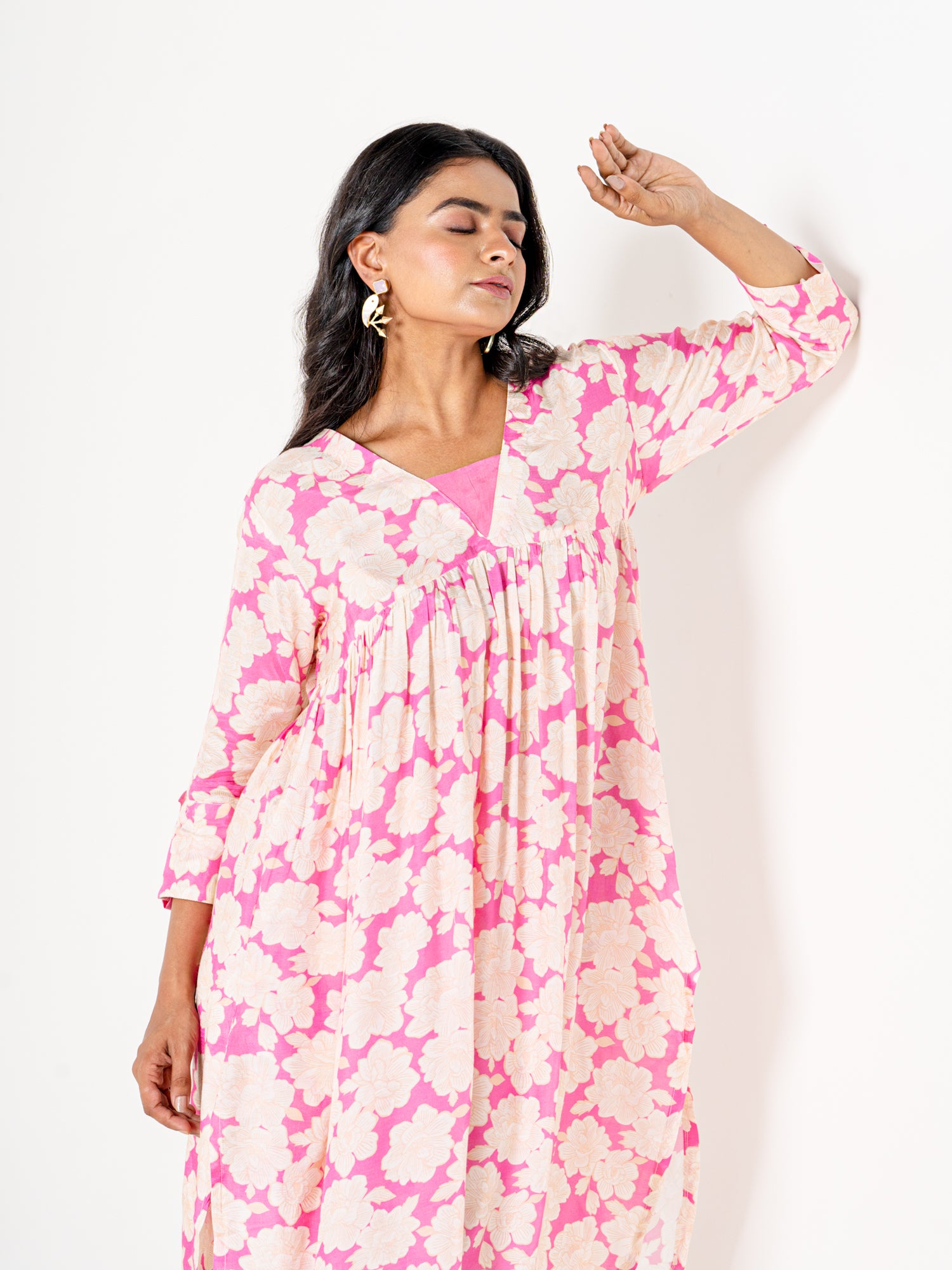 Flora Pink - Kurta Set 2