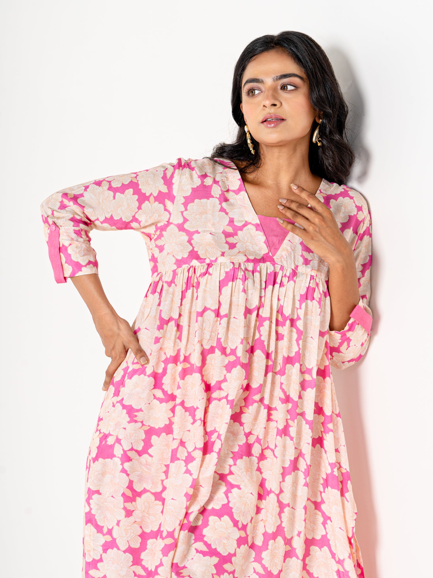 Flora Pink - Kurta Set 2