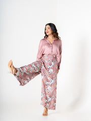 Blush Pink Kimono Top and Pant Set