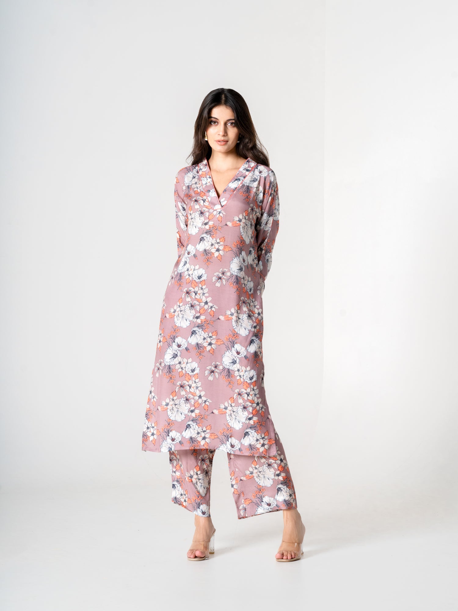 Dusty Rose - Kurti Pant