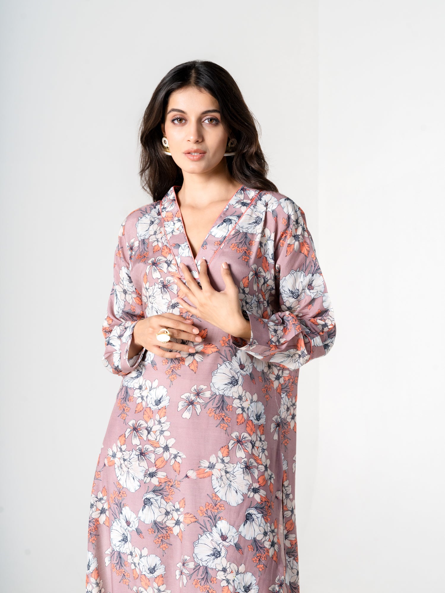 Dusty Rose - Kurti Pant