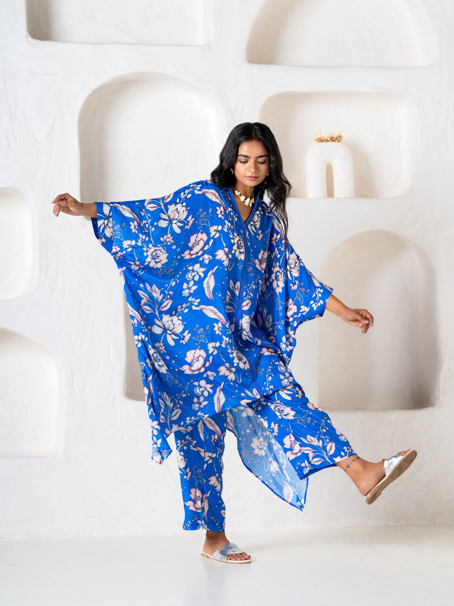 Magnificent Blues - Kaftan Dress