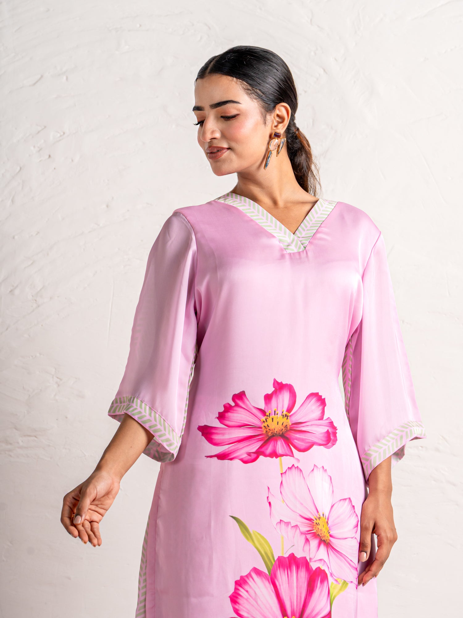 Iconic Pinks - Kurti Palazzo