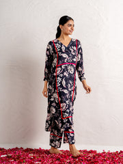 B & W Kurti Pant- Co-Ord Set