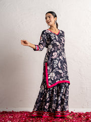 B & W  Gotilo GGarara -Kurti -Dupatta Set