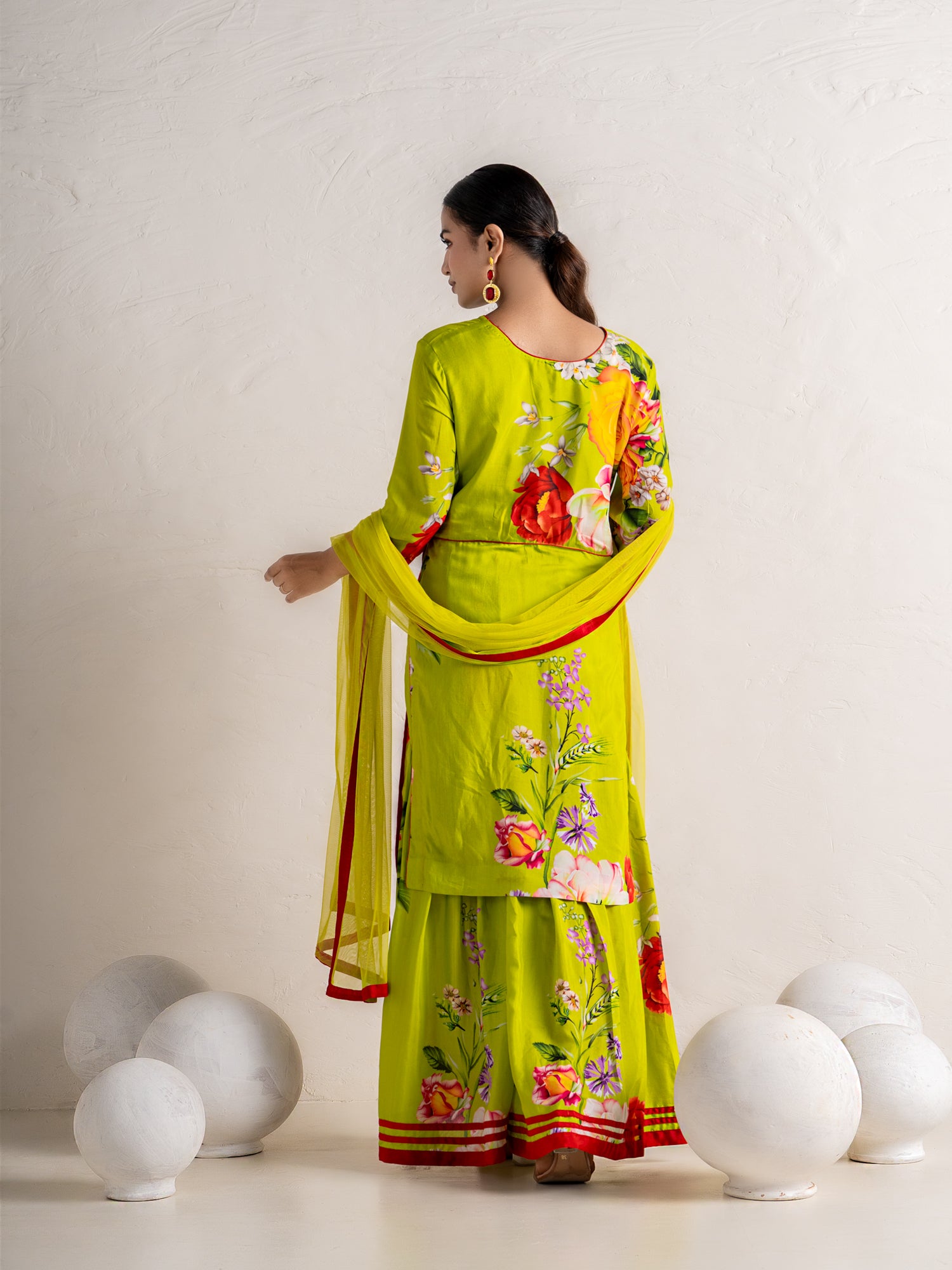 Lime green gotilo garara set